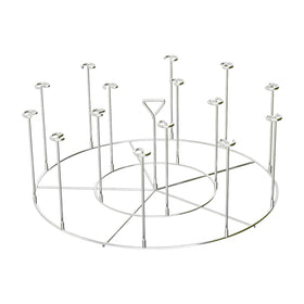 cbtidaok skewer stand for air fryer vertical design promotes even cooking and stability.