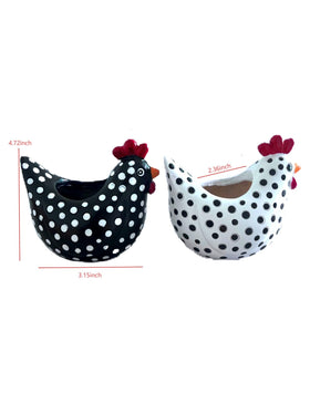ccsxqy chicken flowerpot with drainage for healthy plant roots