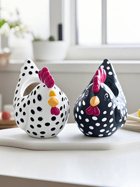 ccsxqy hens and chicks planter pair for outdoor display with farmhouse charm