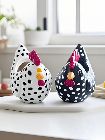ccsxqy hens and chicks planter pair for outdoor display with farmhouse charm