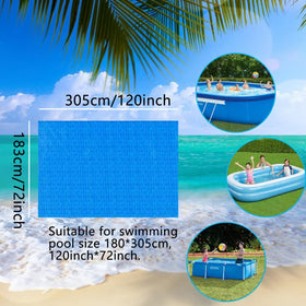 CDBZ dustproof rainproof cover keeps pool clean and ready.