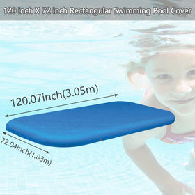 CDBZ pool cover with drawstring tighten prevents wind displacement.