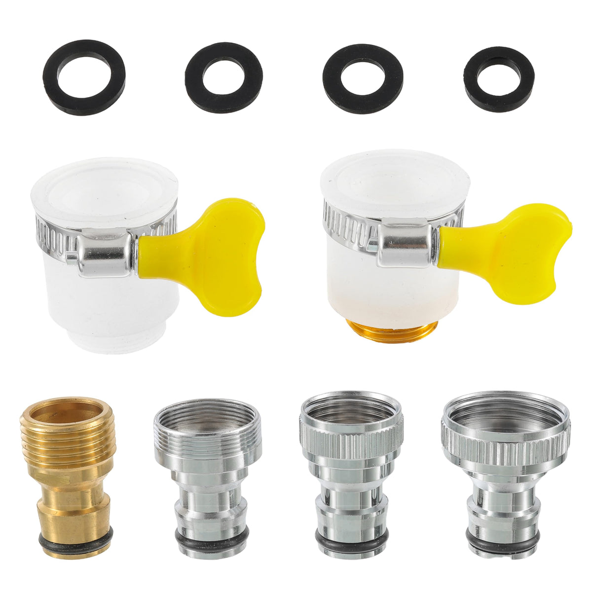 CDDCWZ faucet quick connector kit showing washer connection for easy setup.