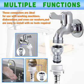 CDDCWZ thread sizes guide image showing compatible hose and faucet fittings.