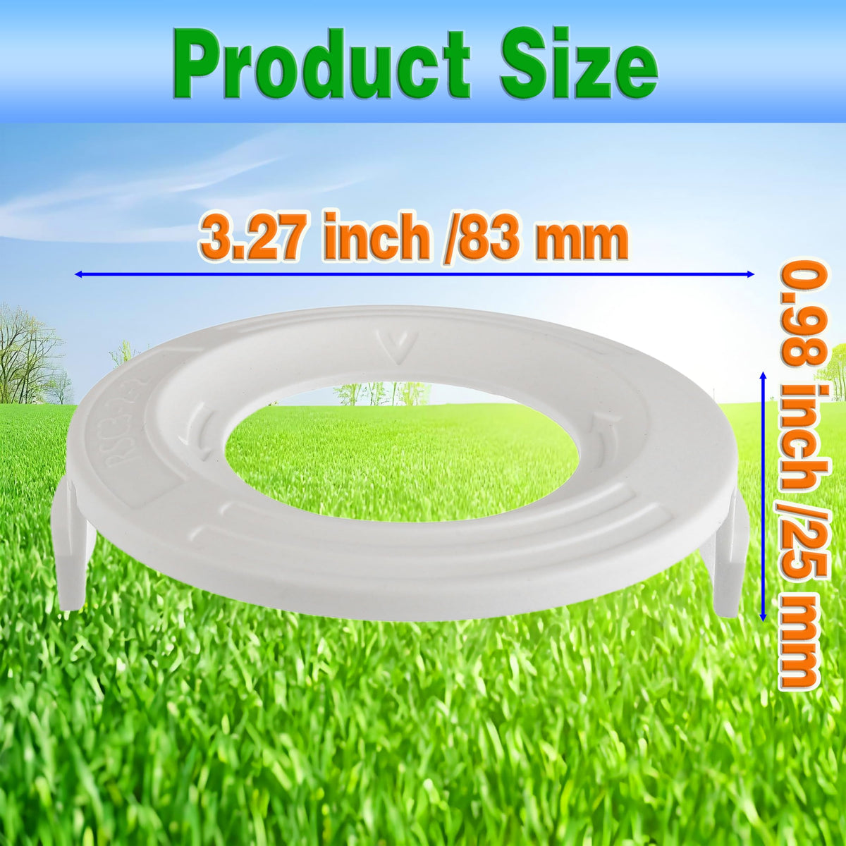 CDDCWZ base cover assembly step for Stihl FSA57 base cap replacement