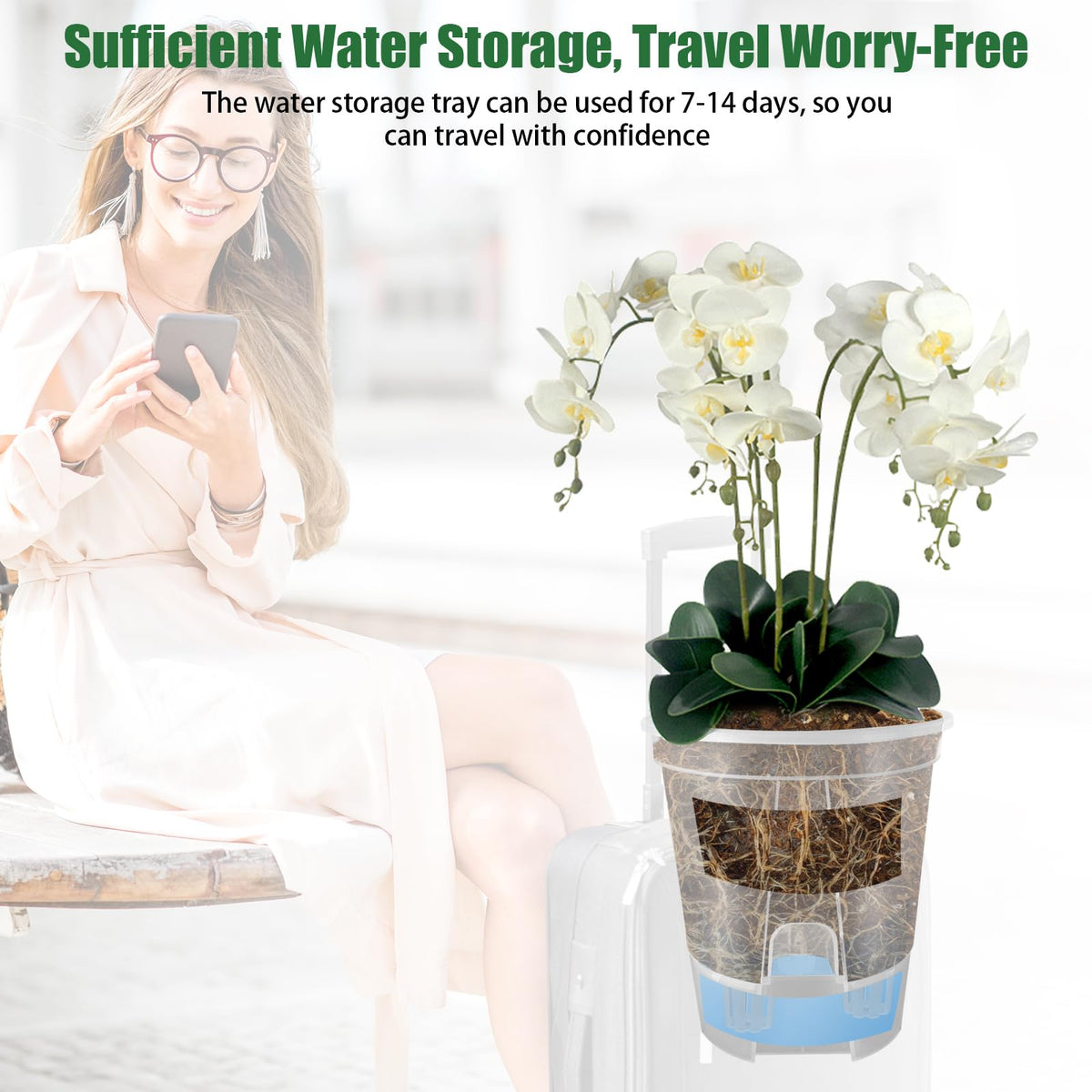 Drain holes and air columns simplify care for Cdd's Path planters