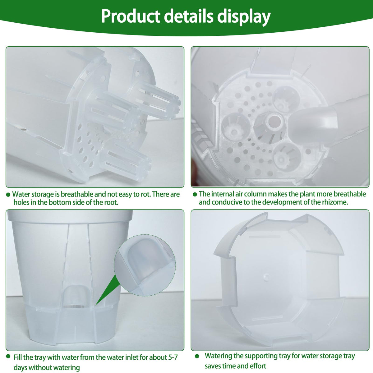 Cdd's Path planter with removable reservoir for precise watering