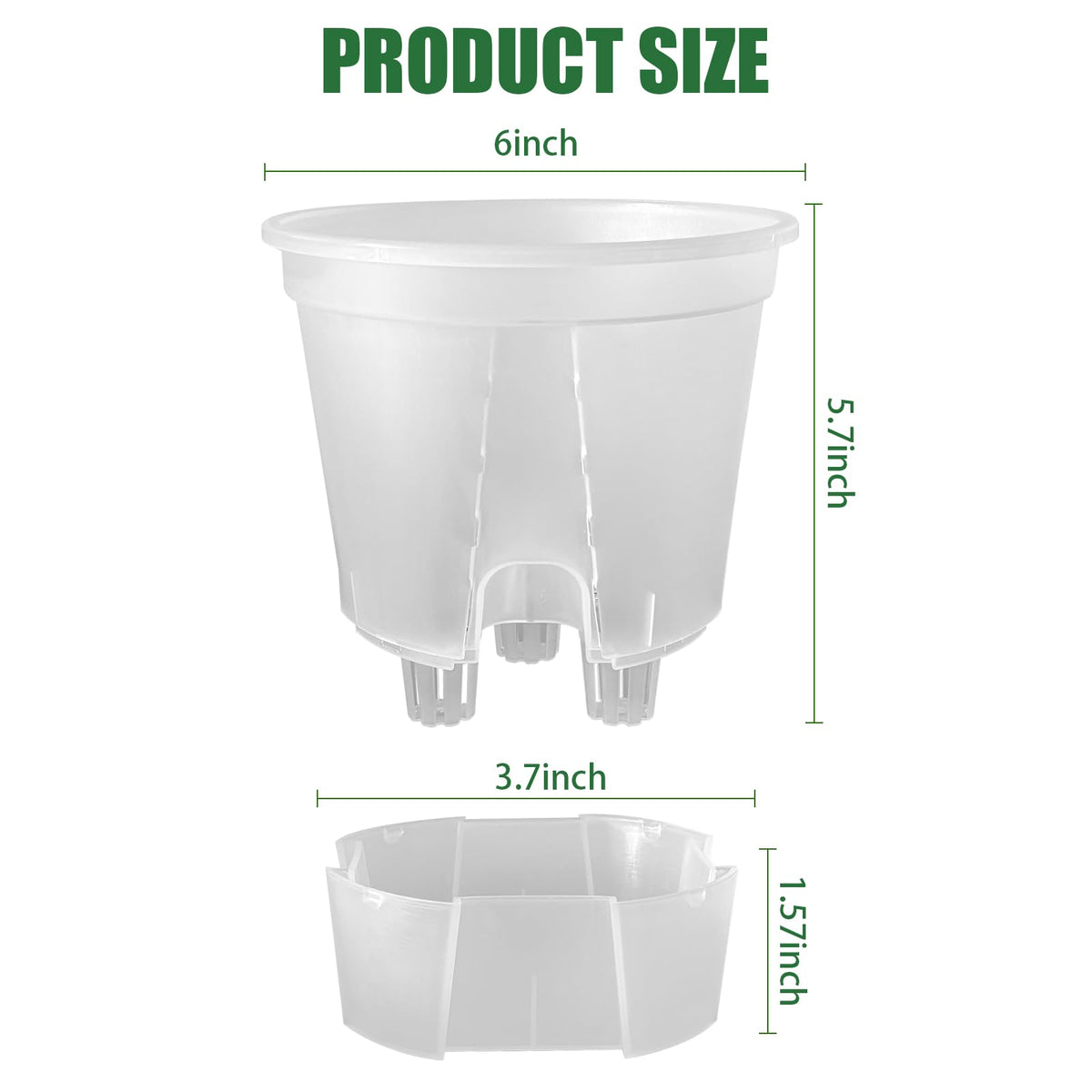 Cdd's Path planter with side air holes for better root airflow