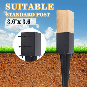 CDFYJHFDQ fits 3.6x3.6 posts for stable fencing.
