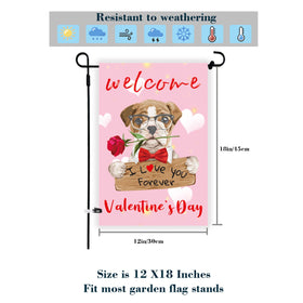 CDLionshidai valentines day flag highlights warm welcomes indoors and outdoors