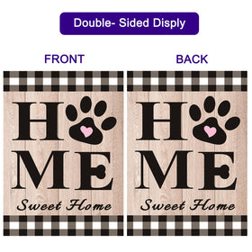 CDLong dogs theme flag fall motif adds seasonal charm to your yard