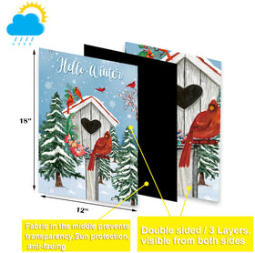 CDLong summer garden flag for outdoor use with bright colors