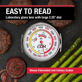 CDN GTS800X withstands up to 800°F for high-heat sessions