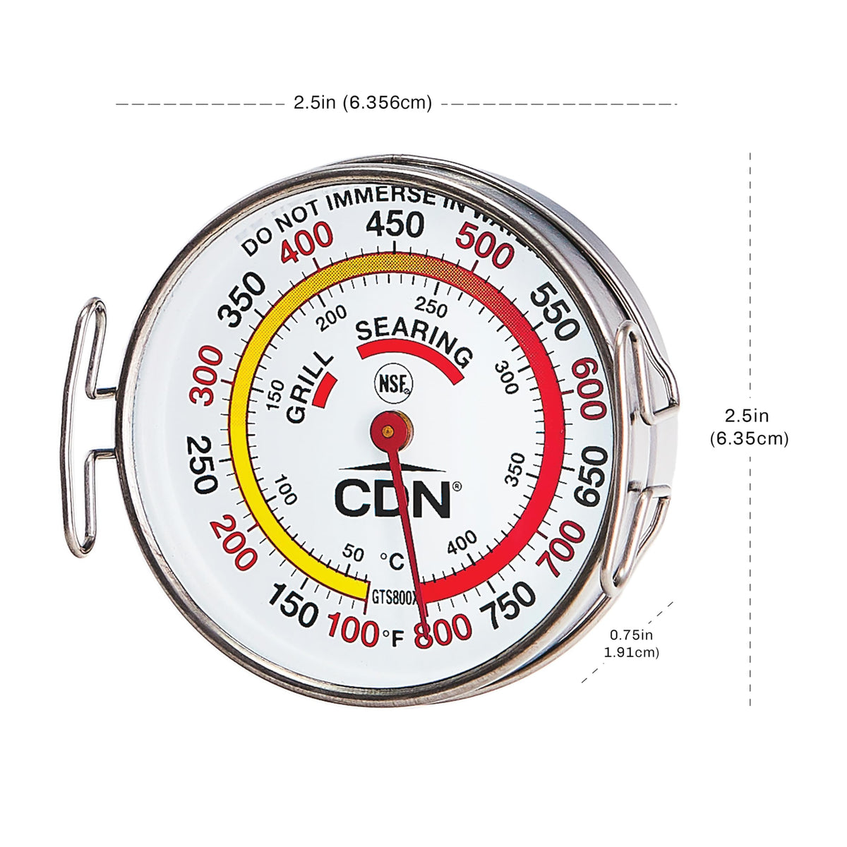 CDN GTS800X lab glass lens ensures durable, accurate readings