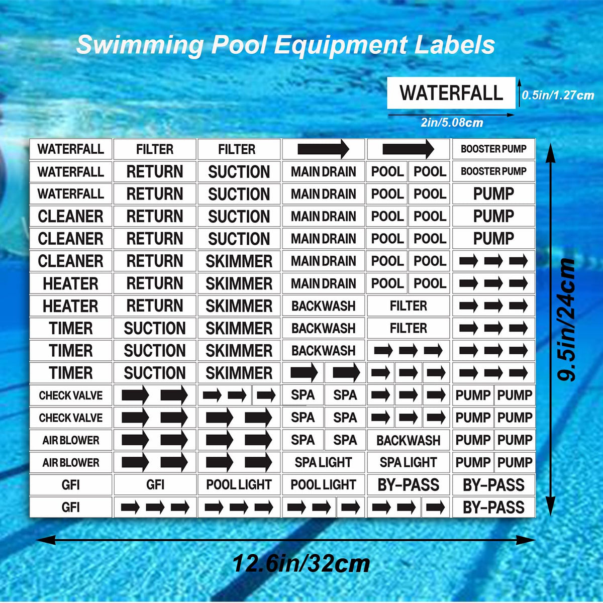 CDXHOME labels adhere to metal, plastic, and rubber surfaces for durable labeling.