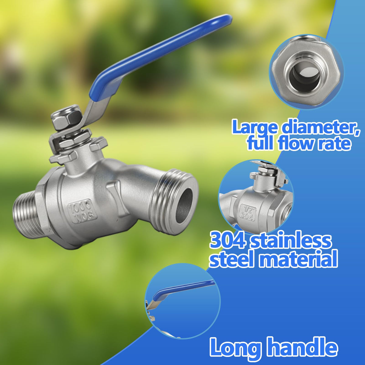 Ceaeso easy water flow adjustment suits gardening and car washing