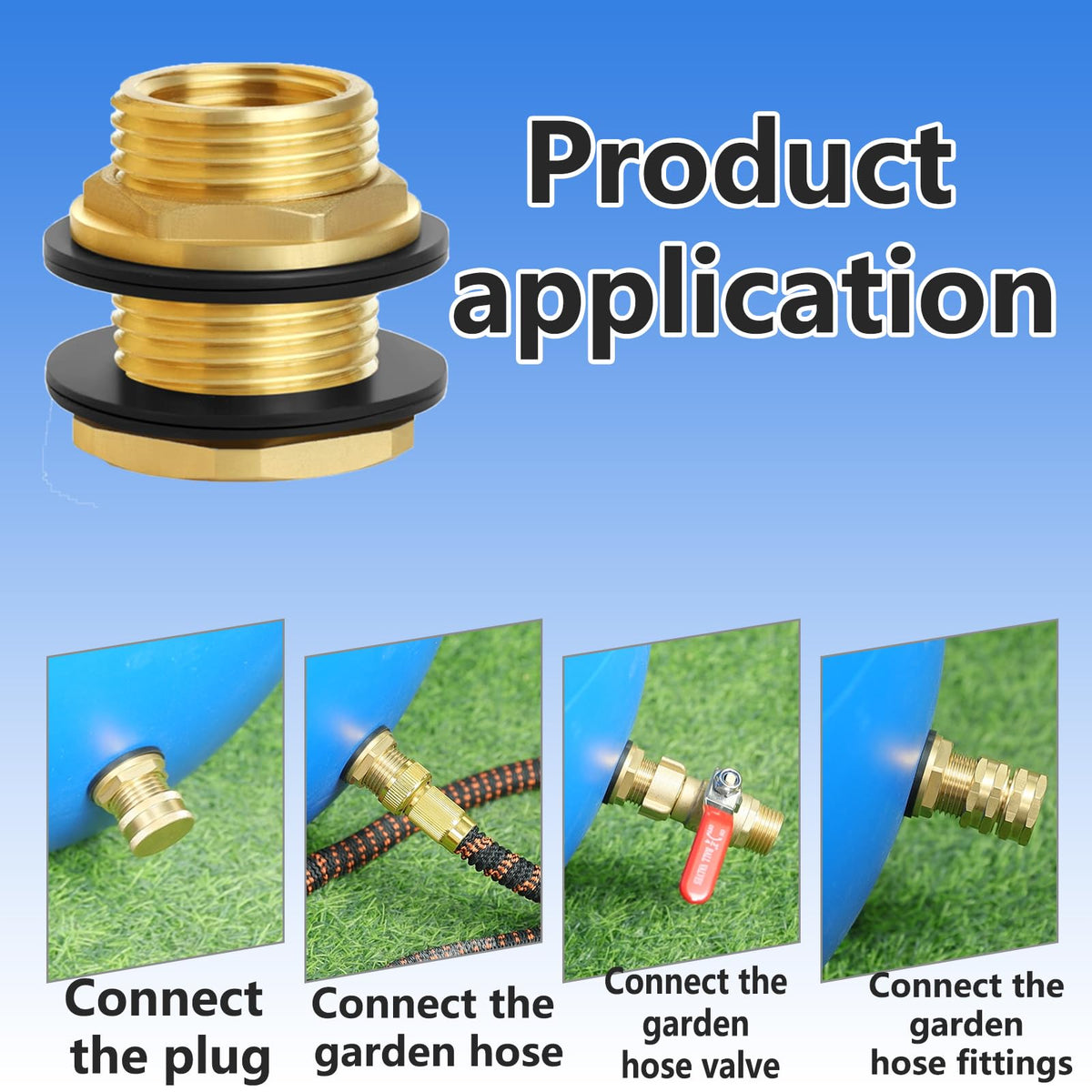 Ceaeso garden hose thread assembly demonstrates easy, secure connections