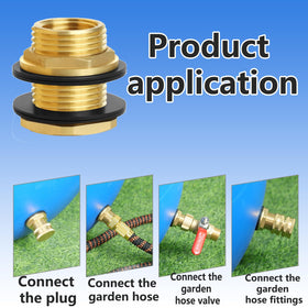 Ceaeso garden hose thread assembly demonstrates easy, secure connections