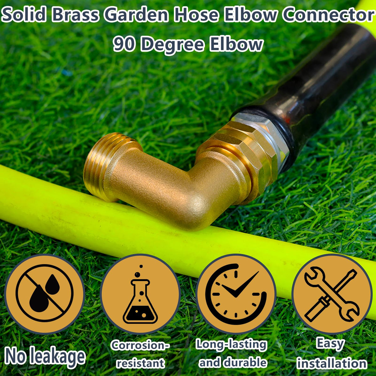 Ceaeso hose elbow prevents hose curling and strain during RV camping