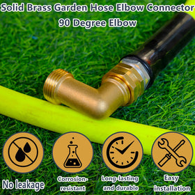 Ceaeso hose elbow prevents hose curling and strain during RV camping