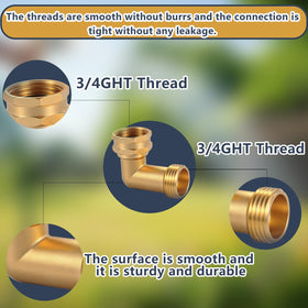 Ceaeso packaging includes elbows, gaskets, and thread tape for ready setup