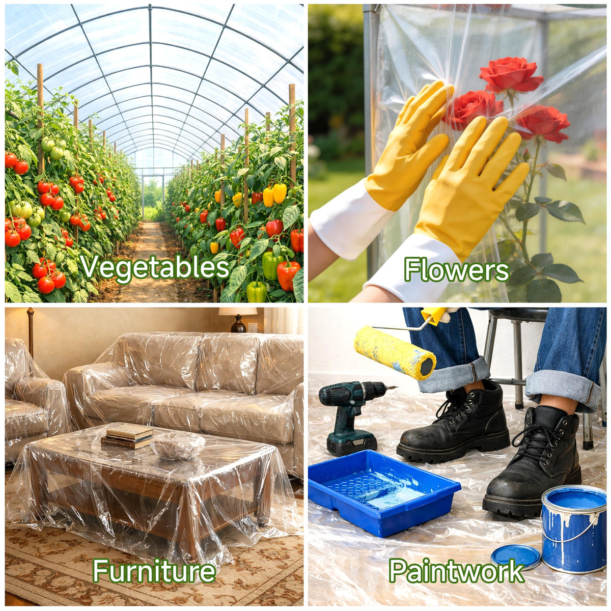 Ceblish grow-tunnel cover – transparent warmth while maximizing light transmission