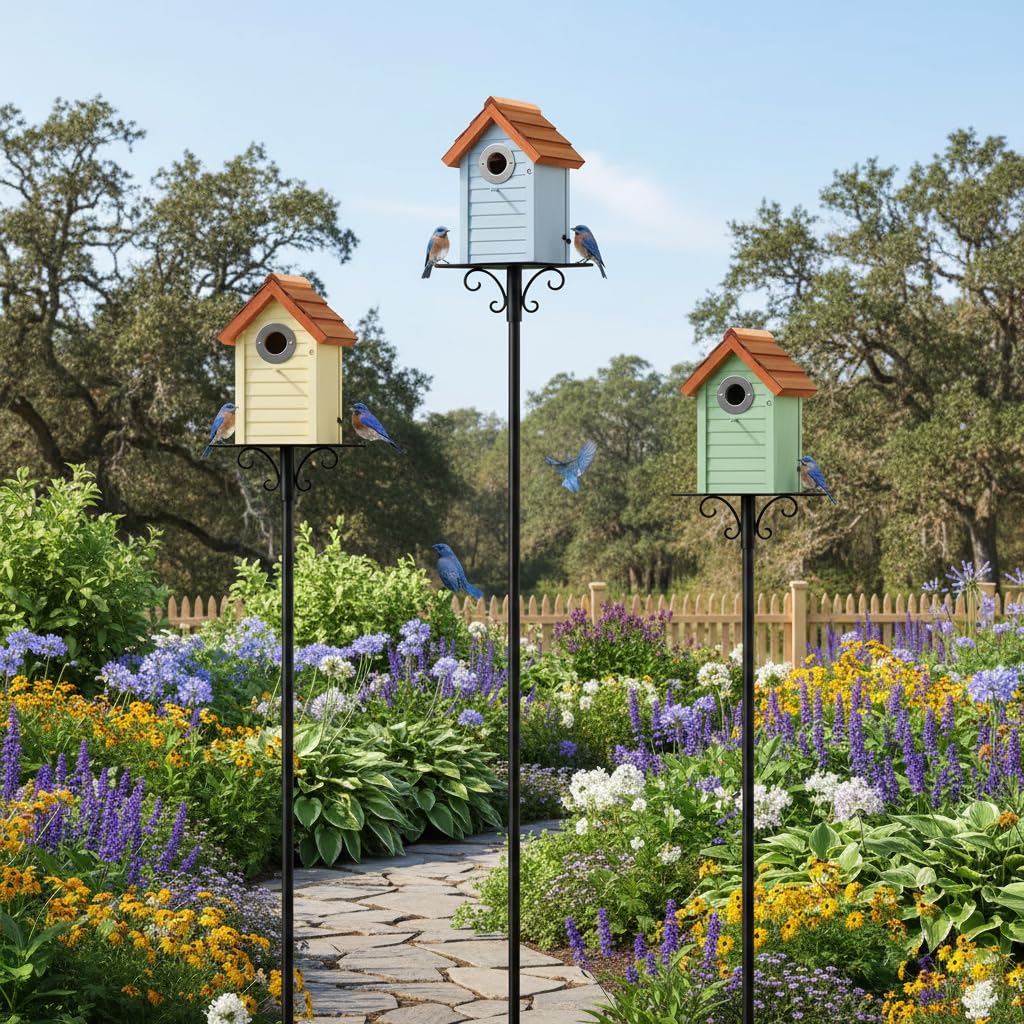 Cedar Alpha beach hut roof on bird house highlighting eco-friendly shingles