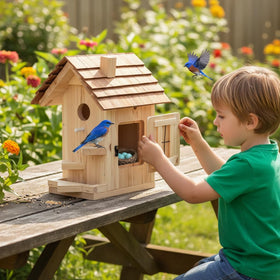 CEDAR ALPHA heavy-duty cedar panels provide lasting outdoor durability.