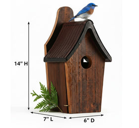 CEDAR ALPHA rod perch design provides stable perching for small birds.