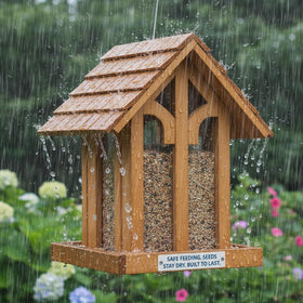 CEDAR ALPHA seed divider included for organized feeding