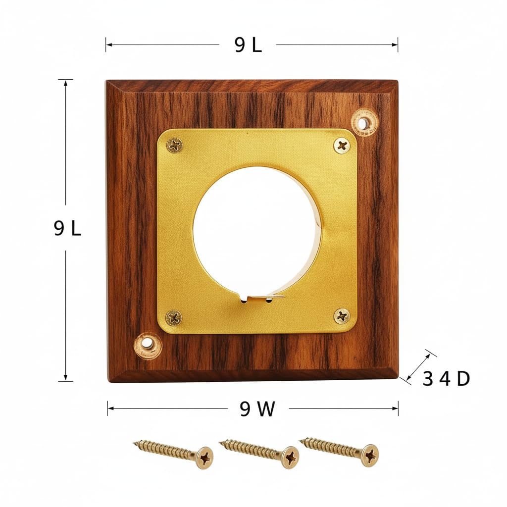 Square-ring design shields the entry without blocking airflow