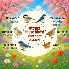 Cedar Alpha three-nest set provides multiple homes for birds