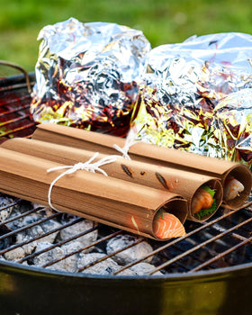 CEDAR ALPHA value wraps 20-pack on kitchen counter, ready for grill prep