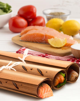 CEDAR ALPHA value wraps easy food release for clean grilling