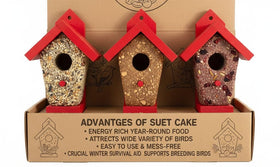 Cedar Alpha weatherproof feeder keeps your feeding station protected.