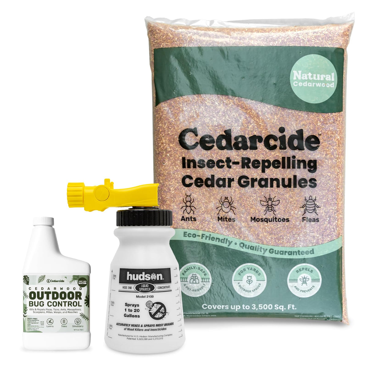 Cedarcide outdoor bug control pint bottle for lawn protection