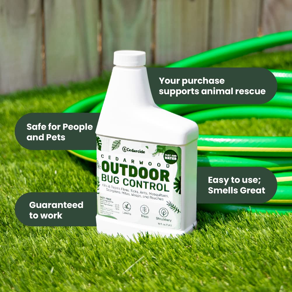 Cedarcide outdoor lawn kit small box for simple setup