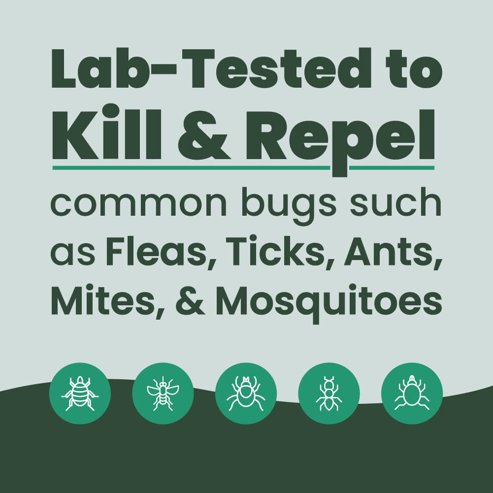 Cedarcide YardSafe lab-tested badge and years of field results.