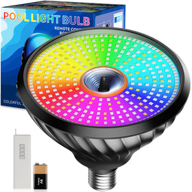 CEDIO LED pool light bulb underwater glow for vibrant nighttime swimming.