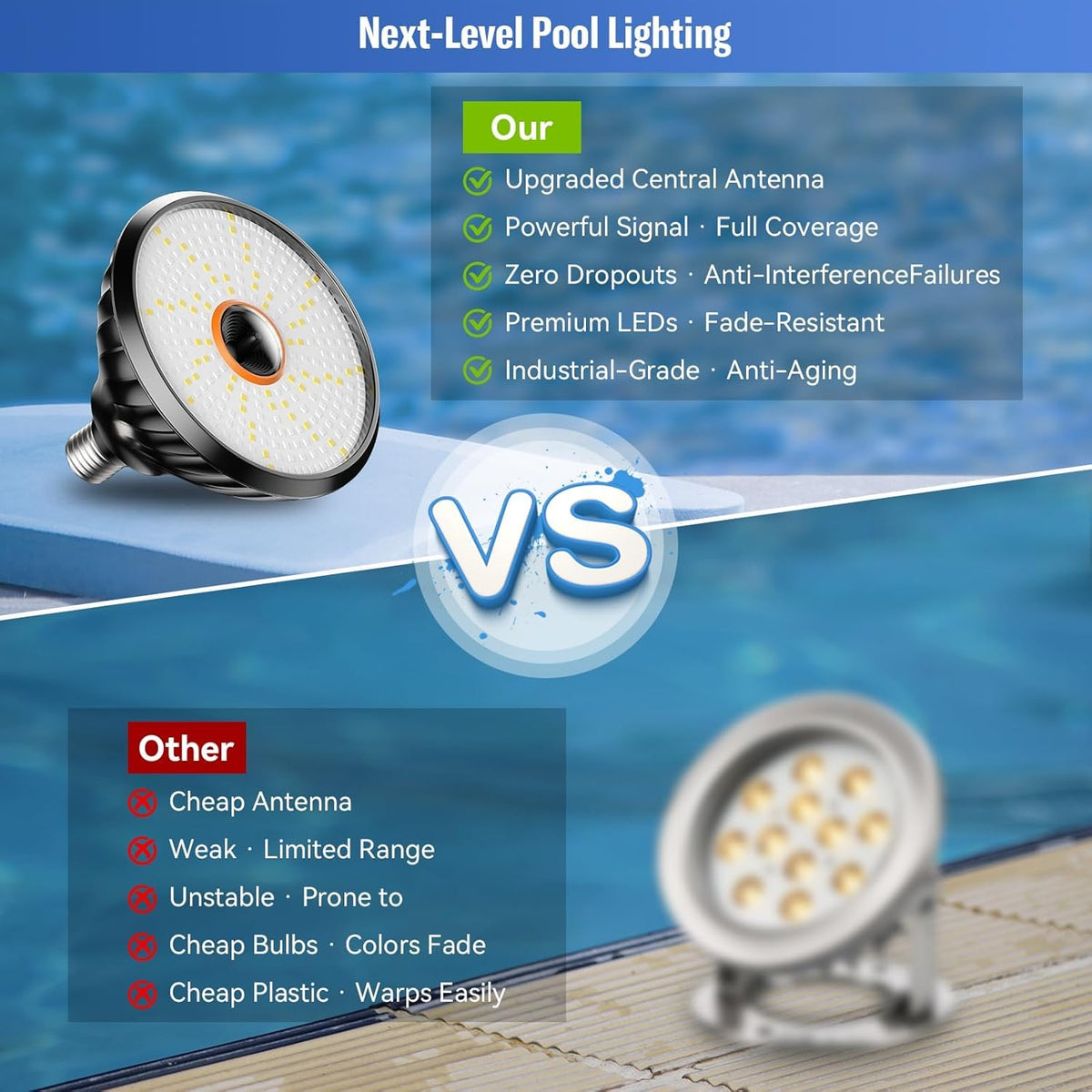 CEDIO color-changing lighting offers 7 static and 5 dynamic modes.