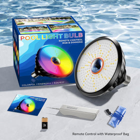 CEDIO remote-compatible pool lighting for easy mood changes during gatherings.