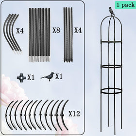 CEDOCSH garden trellis adjustable design adapts to plant growth with continued support.