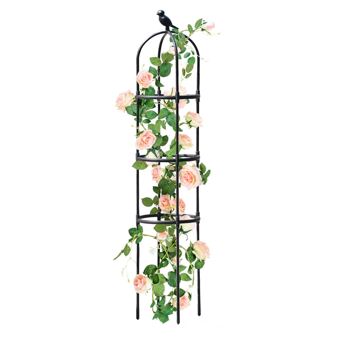 CEDOCSH garden trellis assembly demonstrates quick, tool-free setup for climbing plants.