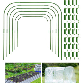 CEDOCSH Greenhouse Hoops straight tubes for quick setup and sturdy bed framing.