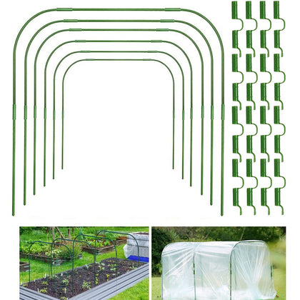 CEDOCSH Greenhouse Hoops straight tubes for quick setup and sturdy bed framing.