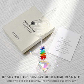 Ceegook gift-ready suncatcher box with sentiment card for condolence gifting.