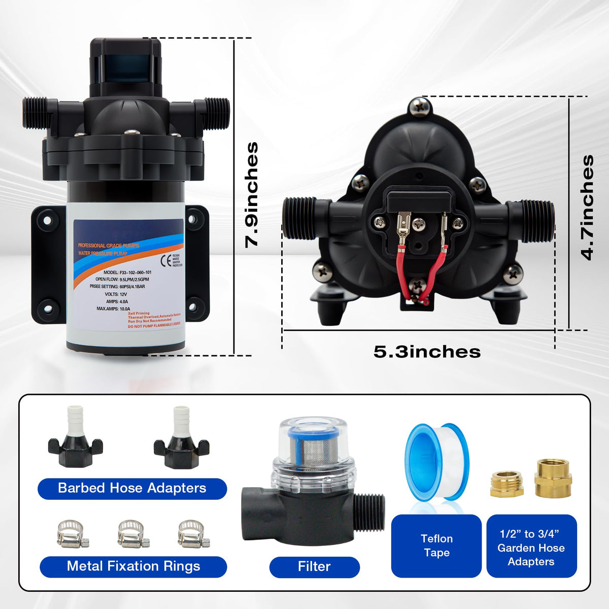 Ceelpeopar universal mounting pattern fits most sprayers for quick installation