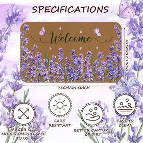 Ceenna doormat indoor-decor brightens interiors with spring flowers