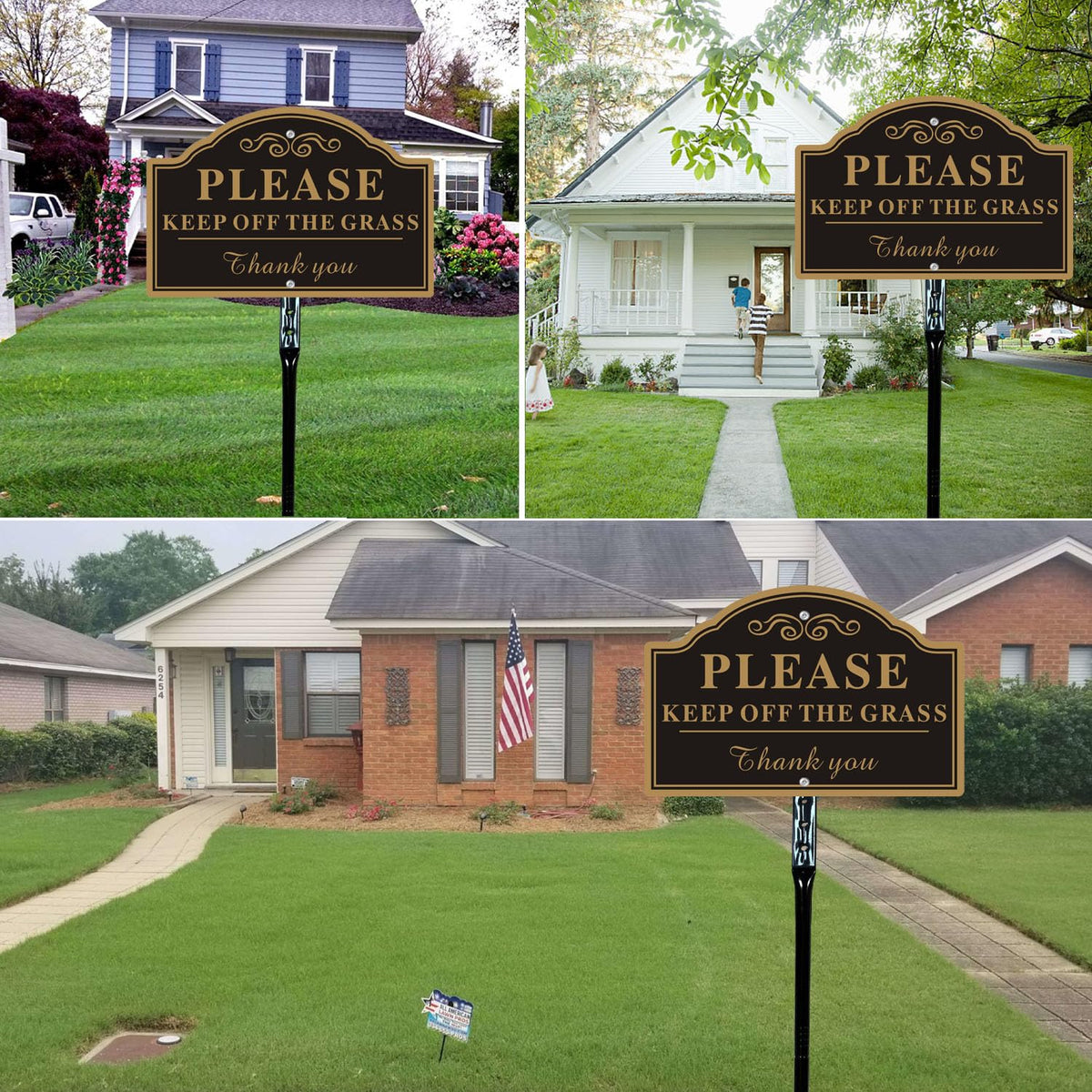 Cefrashi 36-inch metal stake keeps signs securely in place outdoors