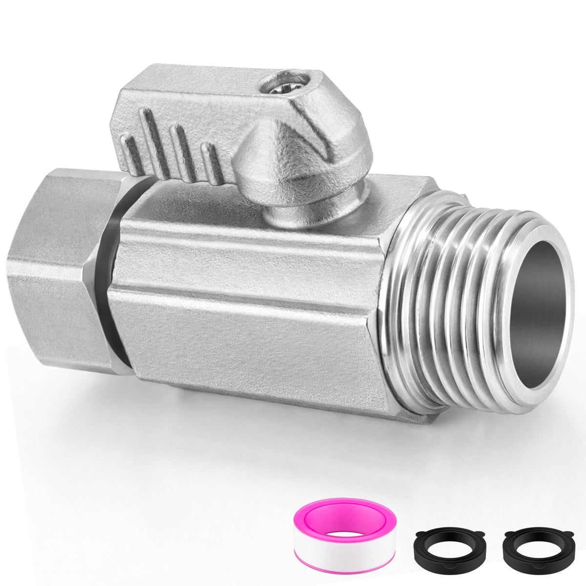 Cekwiet full-port valve body provides maximum flow for garden tasks.